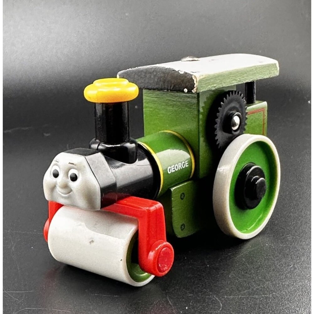 Thomas &‎ Friends Wooden Railway George Vintage 2003 Train Tractor Green Loose